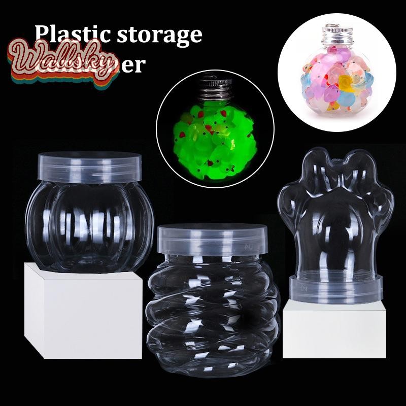 Wallsky> Plastic Candy Jars Plastic Cookie Jars With Lids Food Storage ...