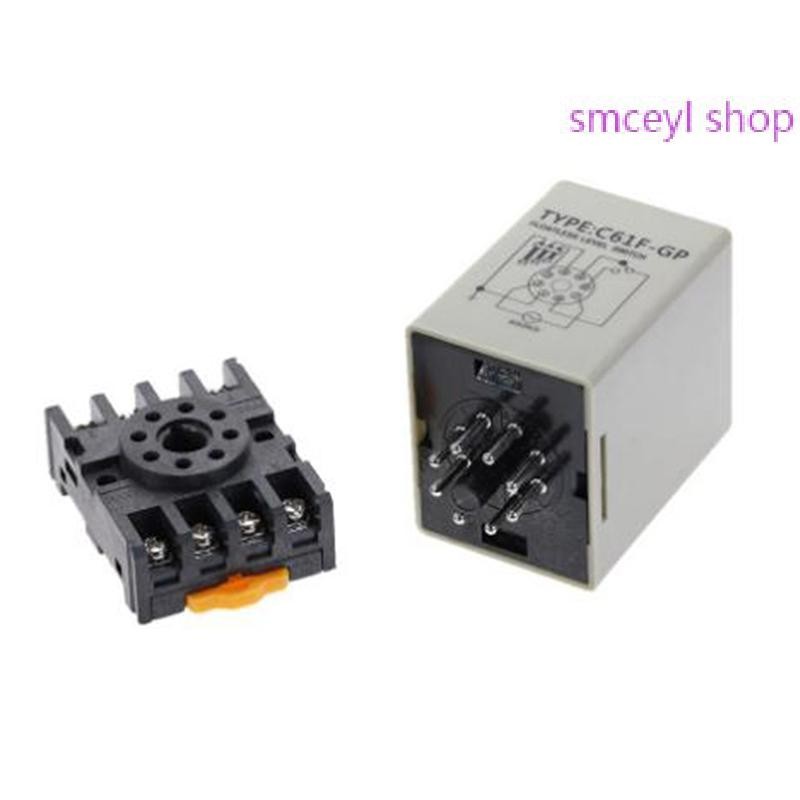 smceyl shop C61F-GP AC220V Level Relay Floatless Level Switch Level ...