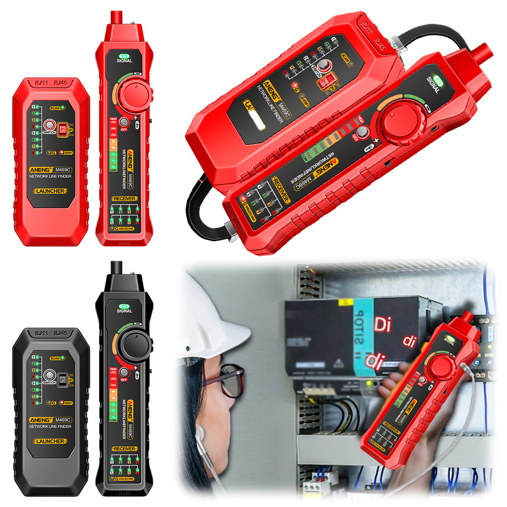 Multifunction Network Cable Finder RJ45 RJ11 Anti-Interference Network ...