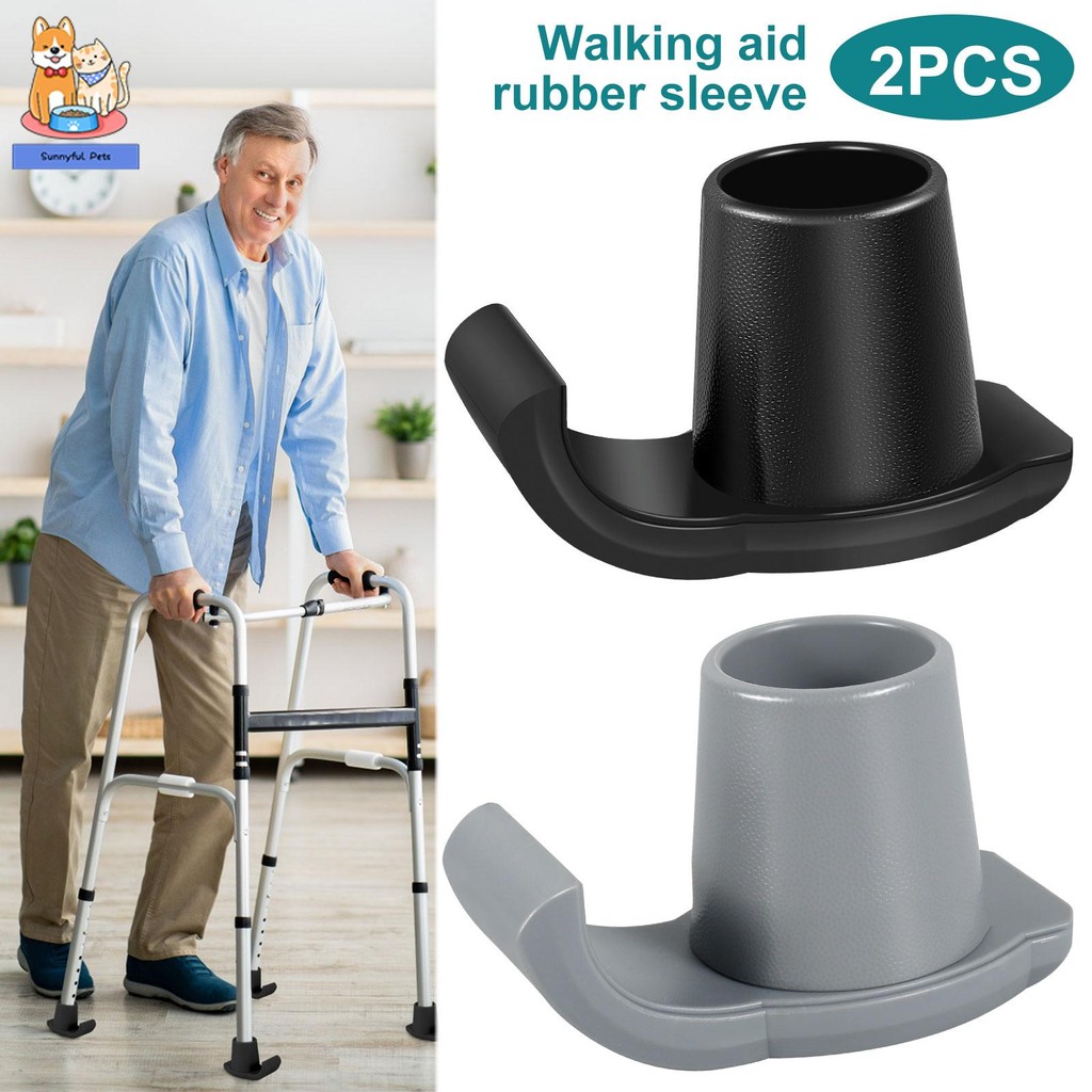 2Pcs Walker Ski Glides Rubber Glide Walker Ski Caps Heavy Duty Walker ...
