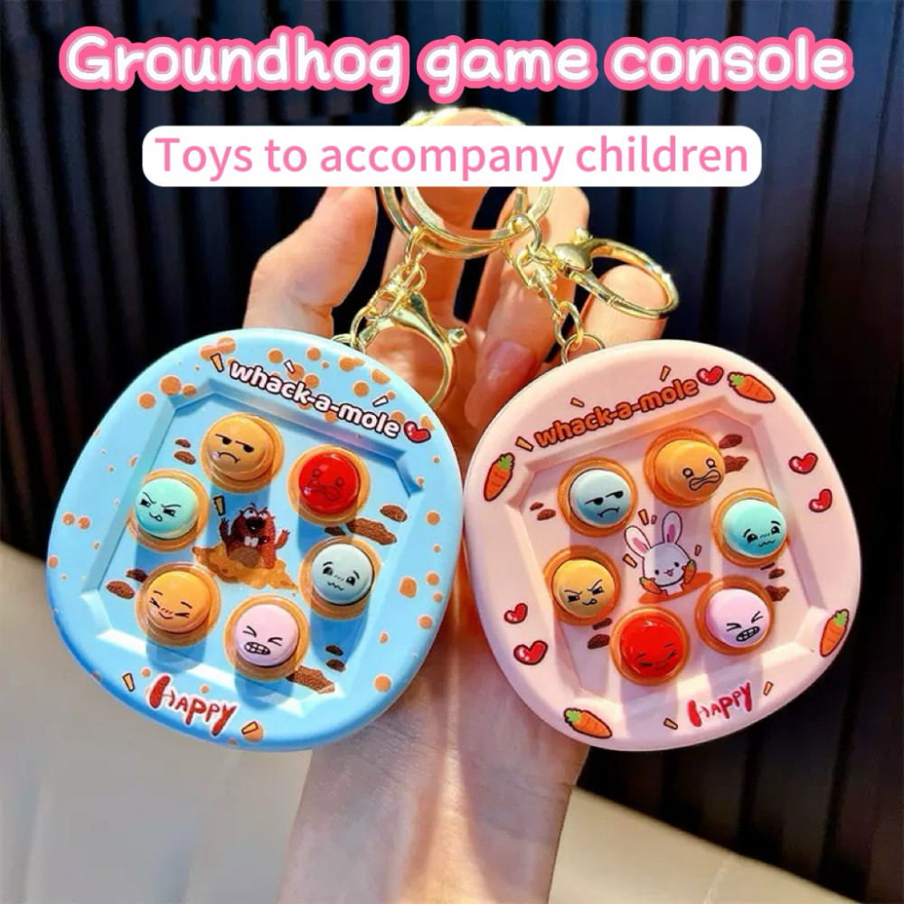 Portable Creative Interactive Toy Keychain Console Adults For Kids Game ...