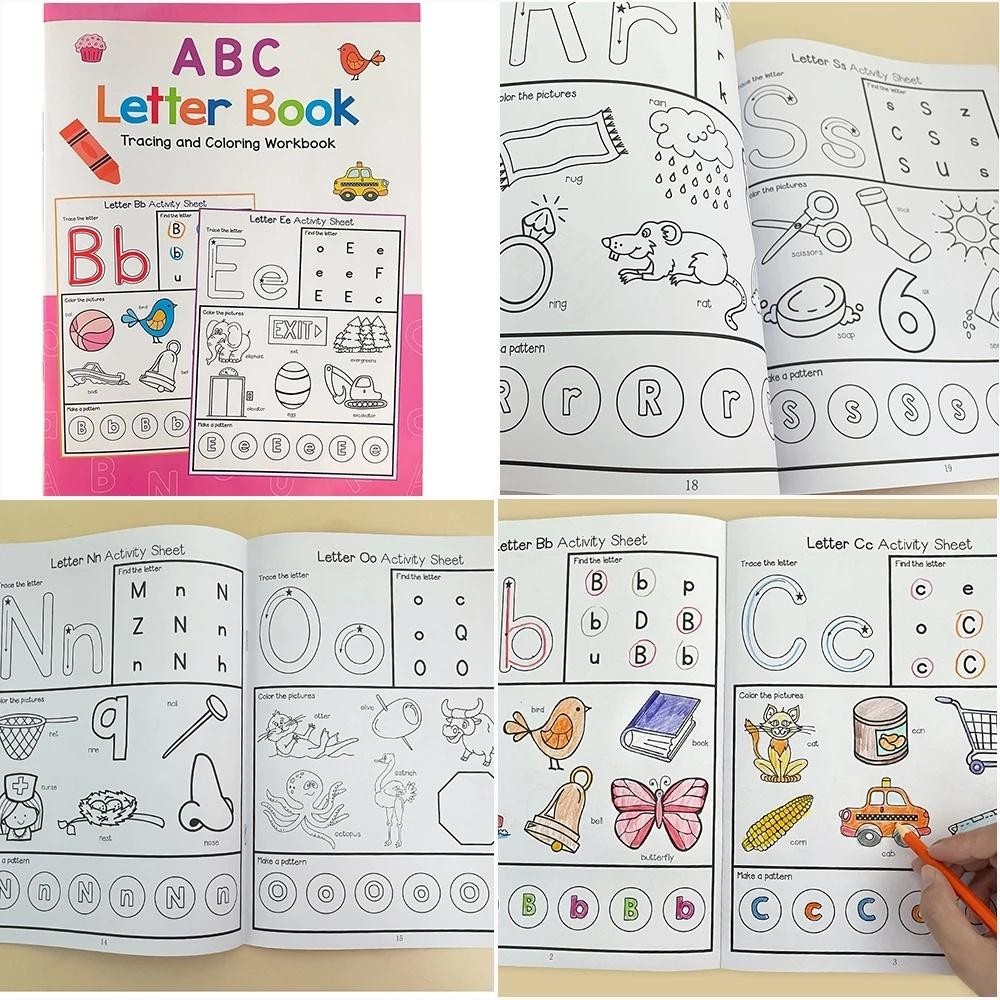 28/32page English Workbook for Kids Children Coloring Book Letter ...