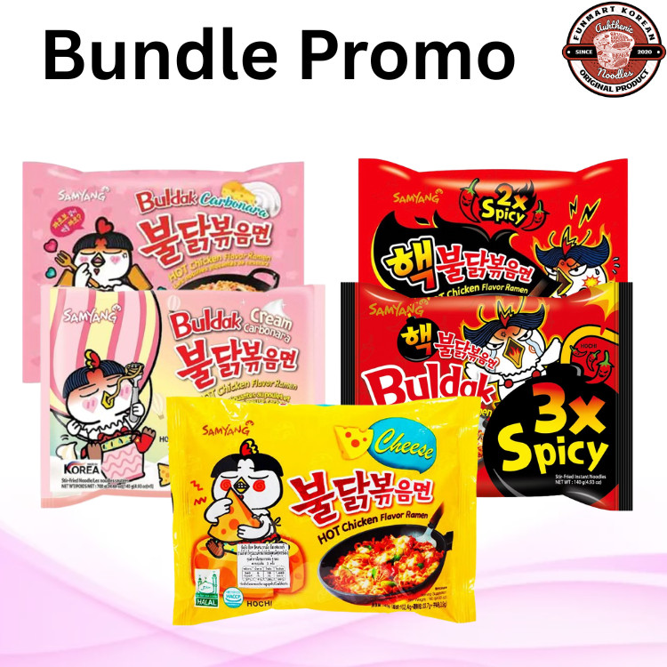 Korean Samyang Buldak Assorted Noodles Biggest Bundle Deal Halal ...