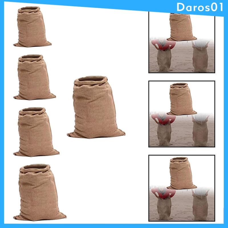 [Daros] Potato Sack Large Burlap Bag Outside Yard Lawn Carnival Games ...