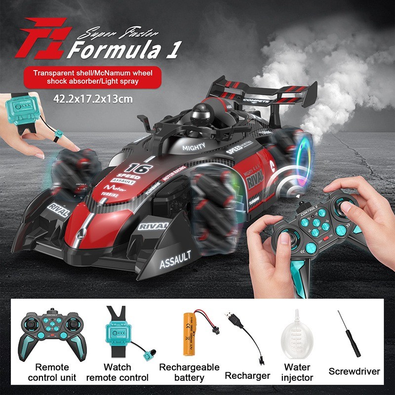 Racing Drift High Speed Remote Control Formula 1 Car Stunt Lateral ...