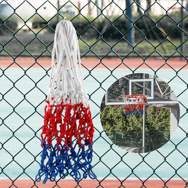 Basketball Adult Outdoor Rack Reinforced Net Standard Color 3 Mesh ...