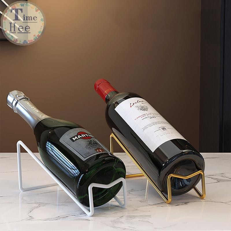 TIMEHEE 1 Pack Wine Bottle Rack Countertop Wine Bottle Display Rack ...