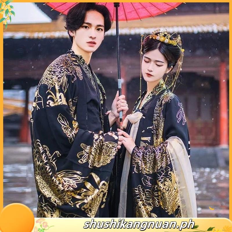 Ming Made Hanfu Female Plus Size Fat MM100kg Couple Suit Tang Male ...