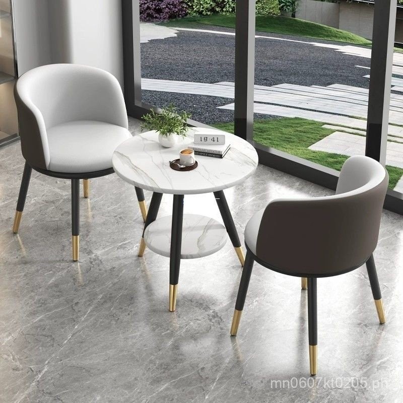 One Table Round Table Two Combination Reception Chair Leisure Table ...