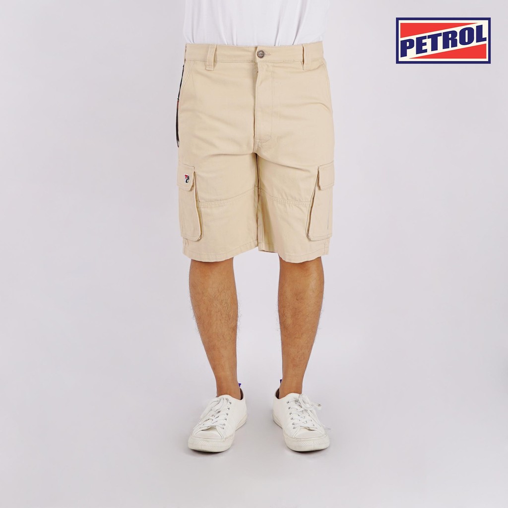 Petrol Men's Basic Non-Denim Cargo Short Mid-Rise Fitting 178442 (Light ...