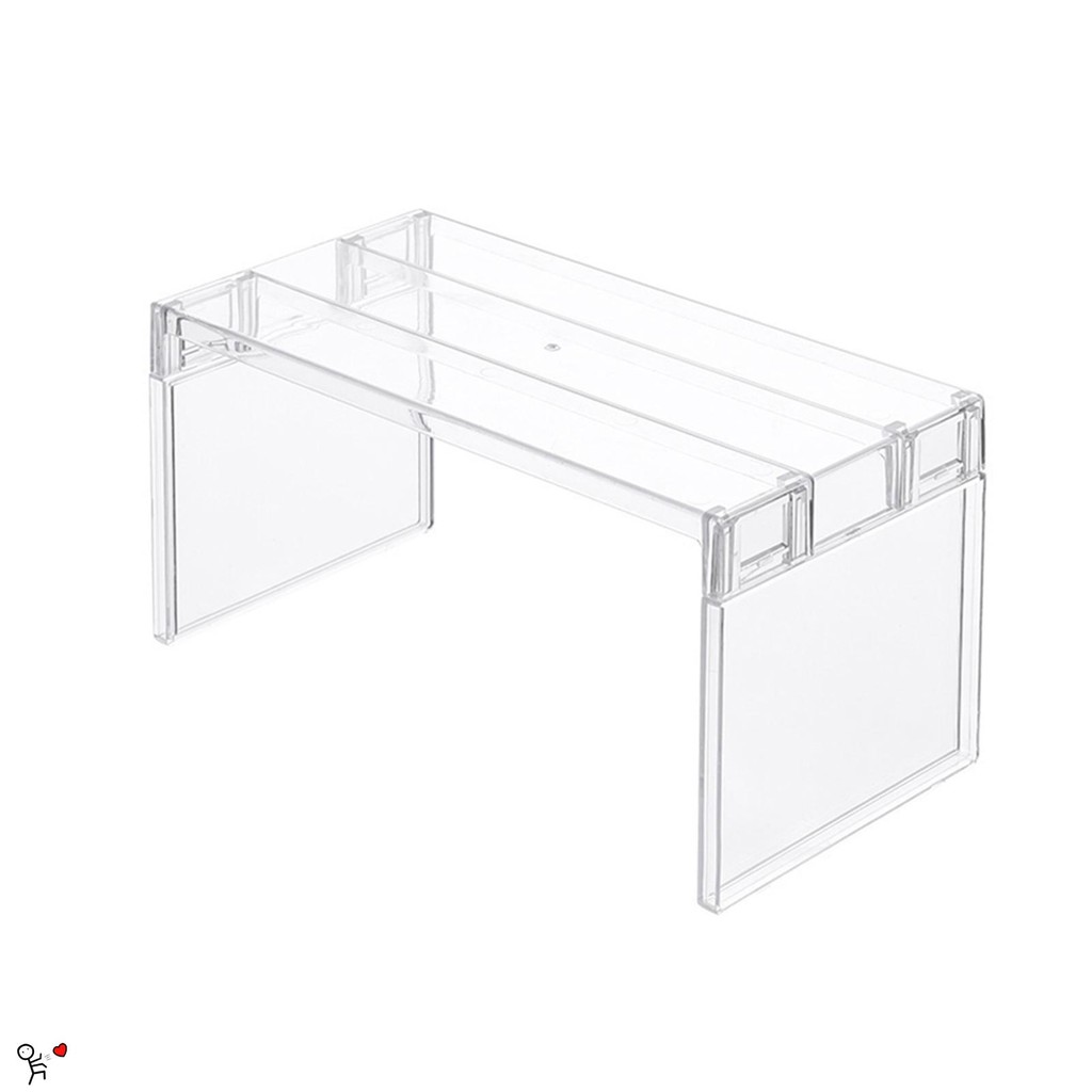 Transparent Assemble Fridge Shelf Divider Space Saving Rack ...