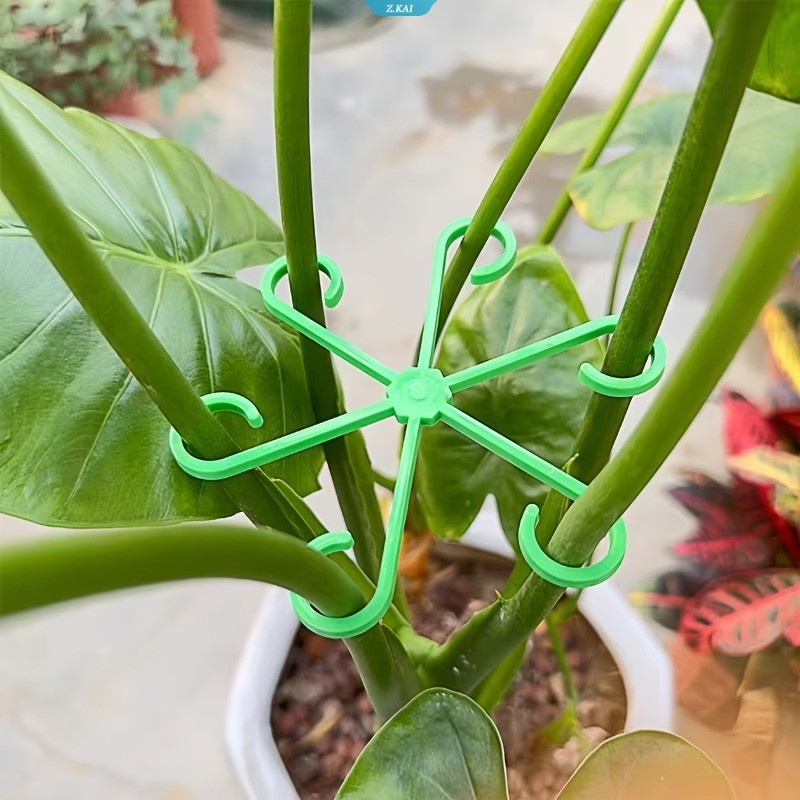 4pcs/set Climbing Plant Support Racks, Sturdy Plant Fixing Clips Flower ...