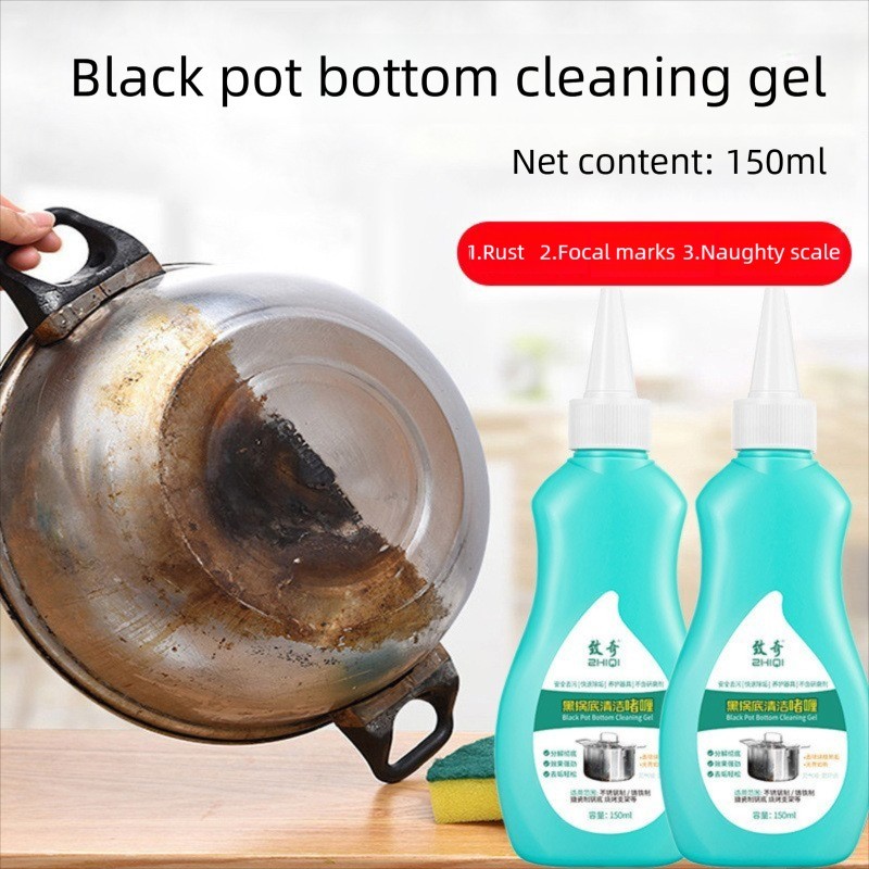 Pot Bottom Black Cleaner Gel Degreaser Safe Kitchen Multi Purpose No ...