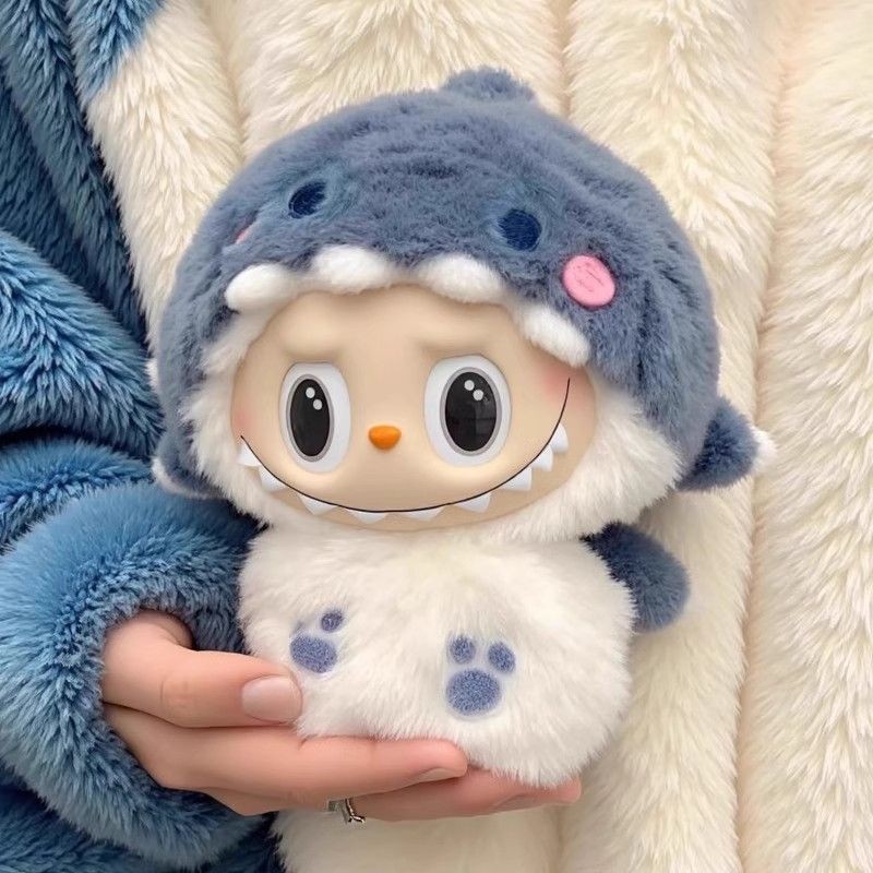 17cm labubu labubu Blind Box Doll Second Generation Cute Cartoon Plush ...