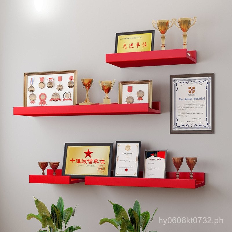 Shelf Company Placement Rack Trophy Honor Wall Storage Display Wall ...