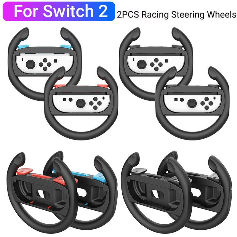 [READY STOCK] 2PCS Racing Steering Wheels for Nintendo Switch 2 Left ...