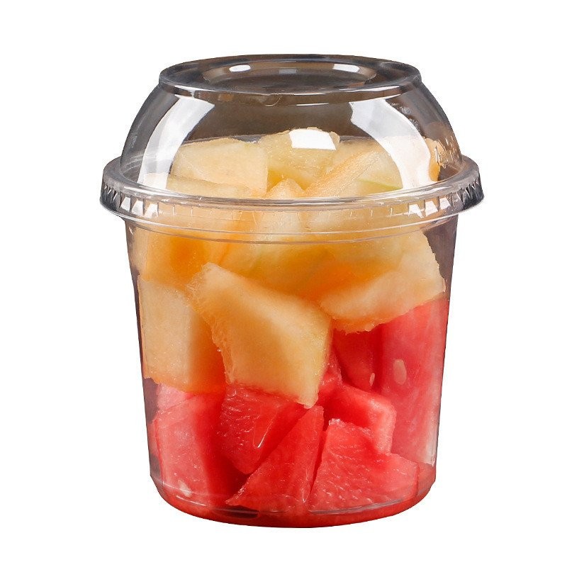 Fresh Cut Round Fruit Packaging Box with Lid W9R Packaging Box ...