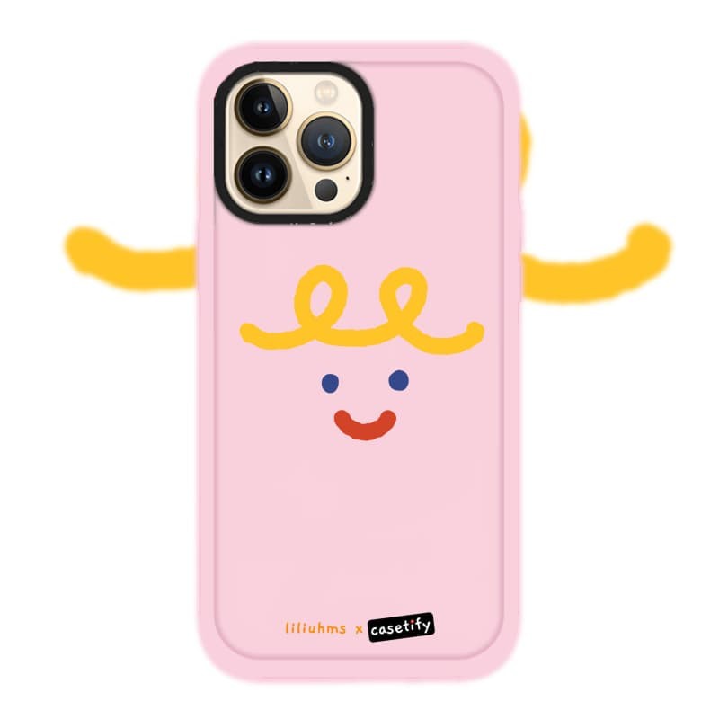 Liliuhms Macaroni Smile Purple series Simple Clear Soft TPU iPhone