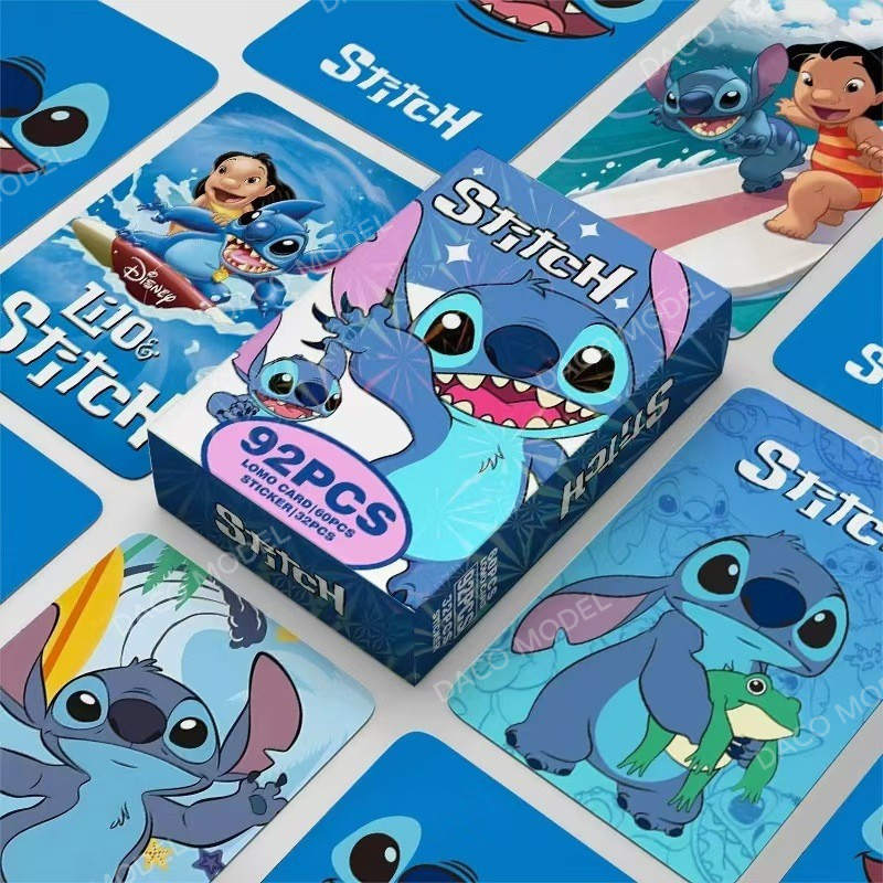 Lilo & Stitch 92pcs Lomo Card Stitch Cartoon Stickers Collections ...
