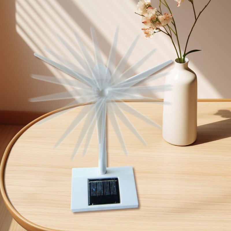 CH Solar Powered Windmill Educational Building Kits Manual Rotating ...