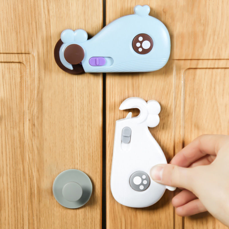 Child Lock Multifunctional Baby Anti-Pinch Lock Safety Buckle Drawer ...