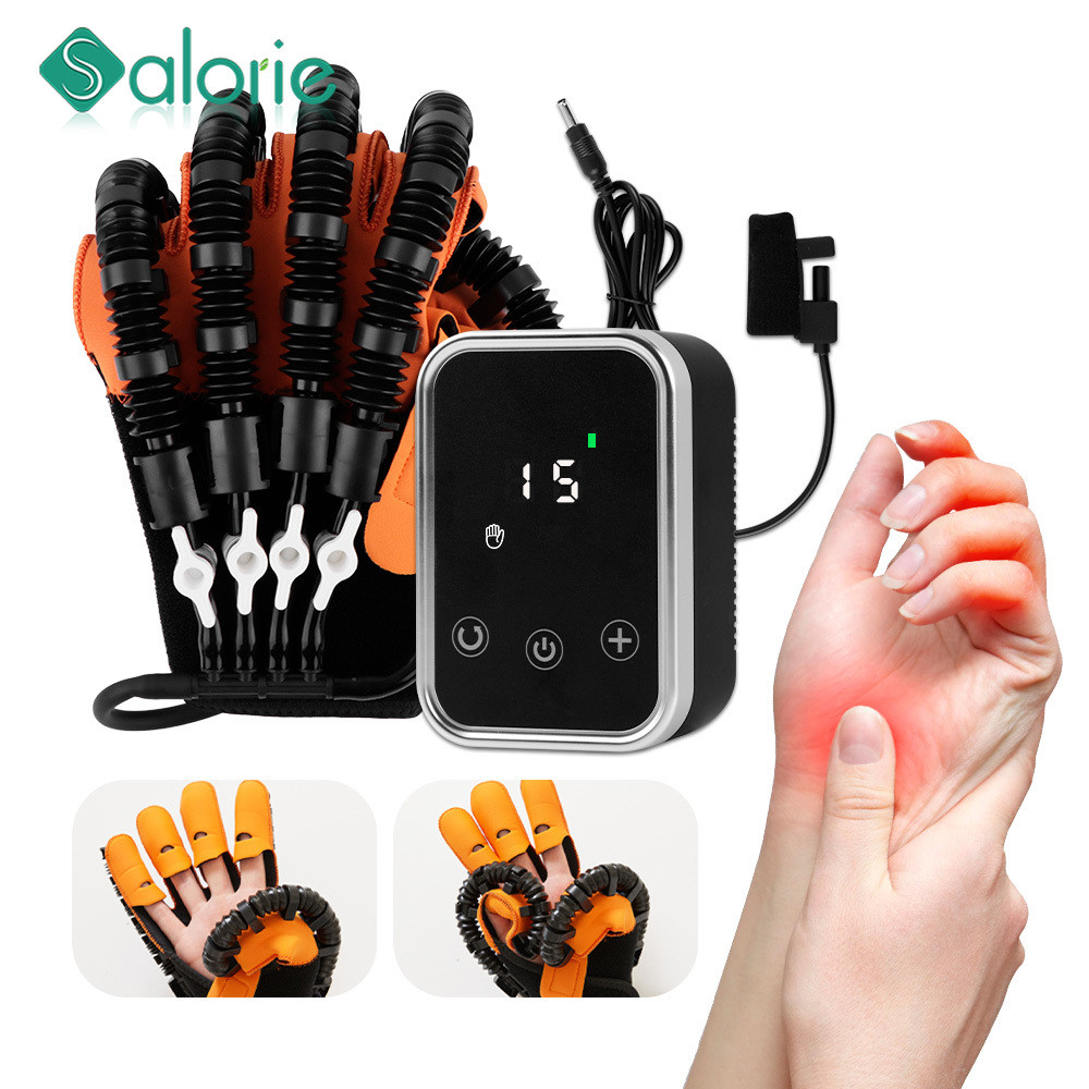 SALORIE Finger Hand Function Training Massager Robot Gloves Device for ...