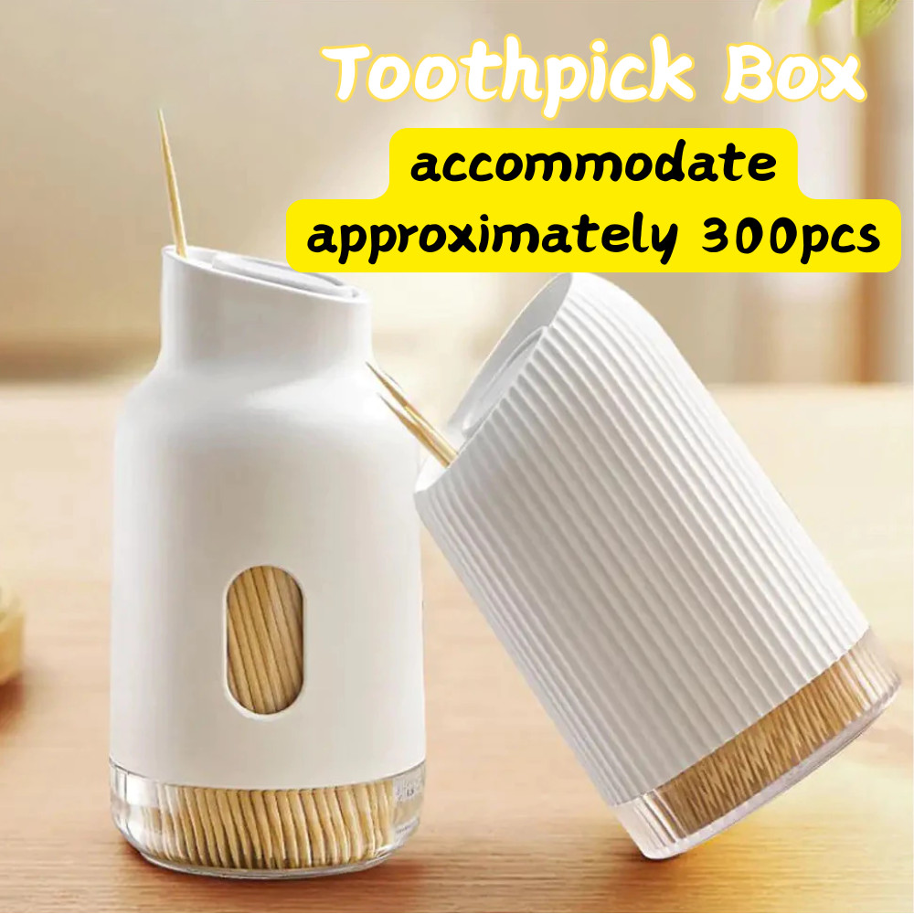 Minimalist Slide Toothpick Holder Portable Cute Toothpick Box | Shopee ...