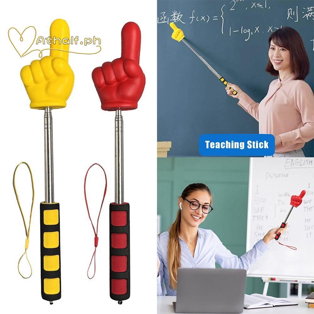 ATHALF Finger Reading Sticks, Stainless Steel Finger Design Teaching ...