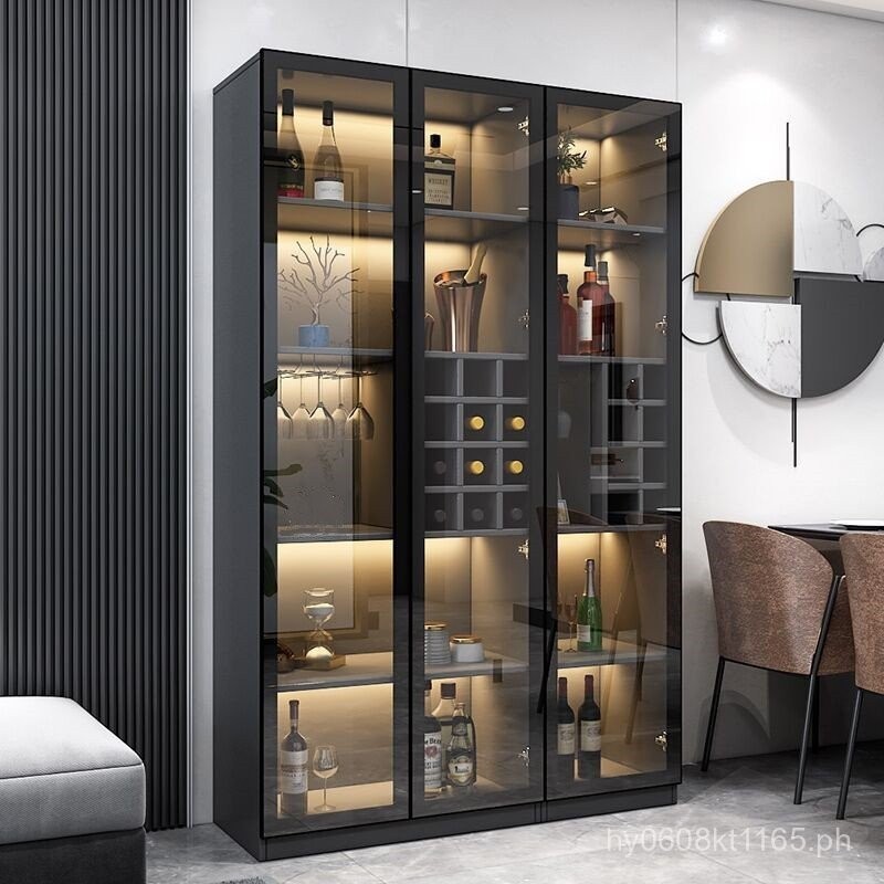 Wall-Mounted Luxury High-End Storage Wine Cabinet with Integrated Wine ...