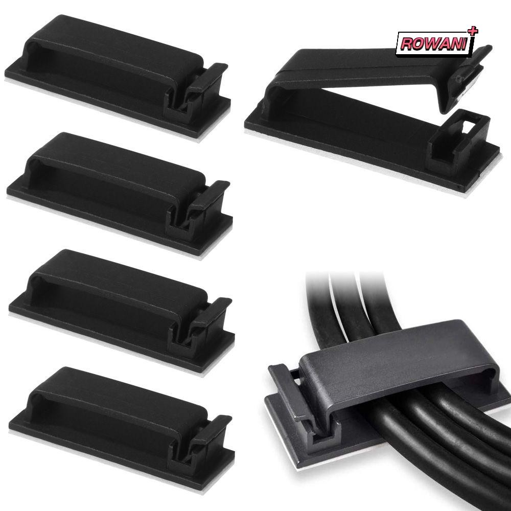 ROWAN1 5/10Pcs Wire Tie Car Wire Clip Cord Management Table Desk ...