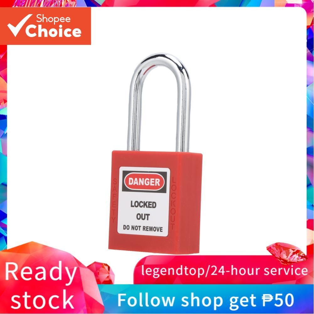 Legendtop anti theft lock safety 38MM Lockout Tagout Lock Anti‑Skid ...