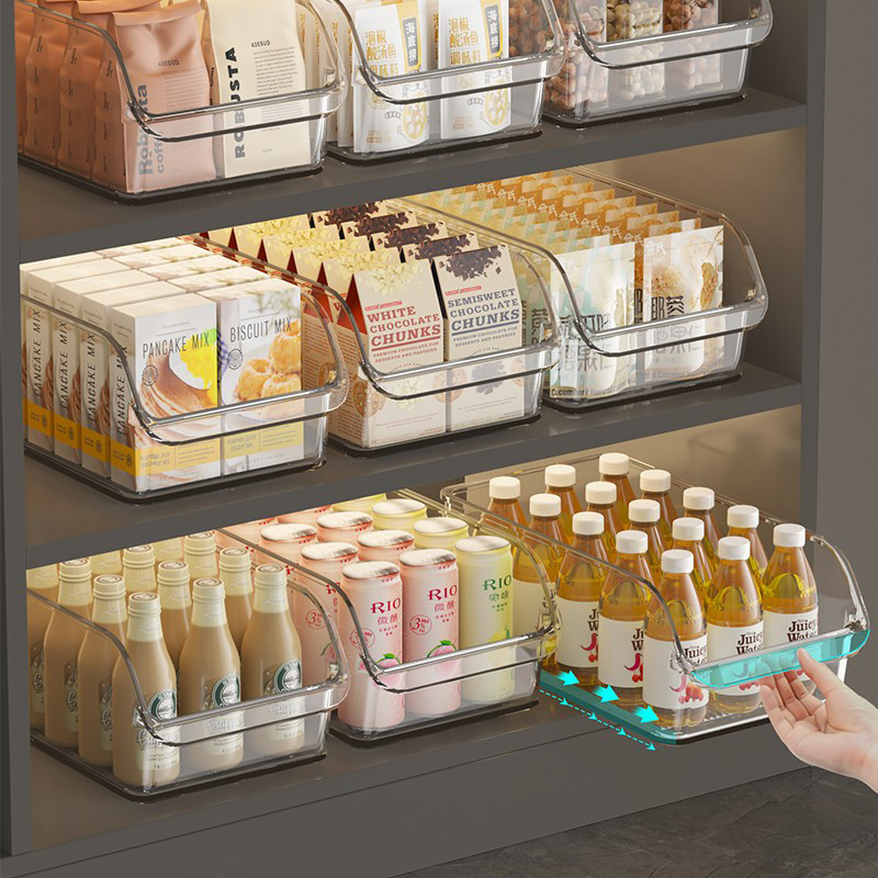Transparent Rectangular Kitchen Storage Box Large Size Tall Nordic ...