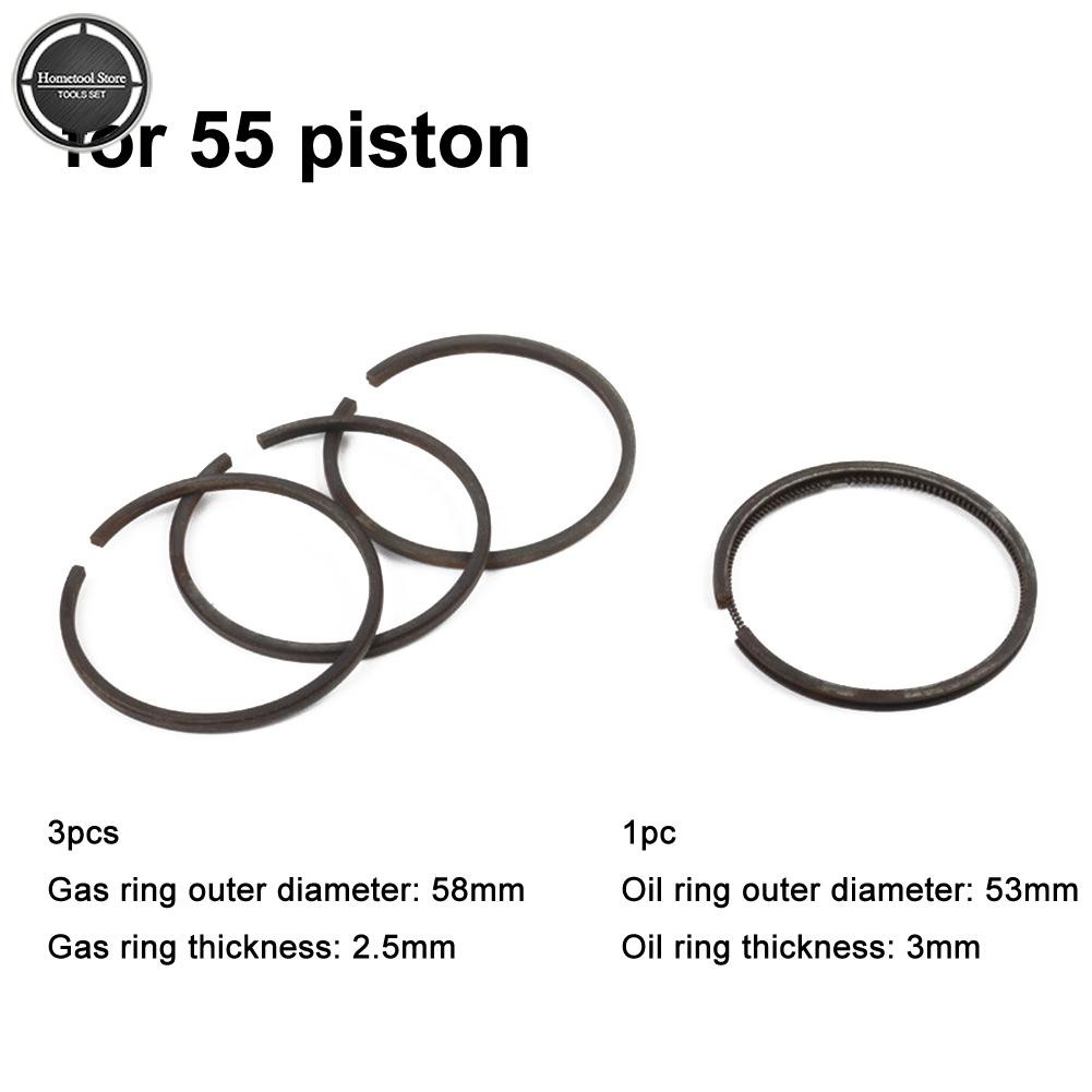 HOMETOOL Piston Ring Kit for Air Compressors For 55mm 70mm 80mm 90mm ...