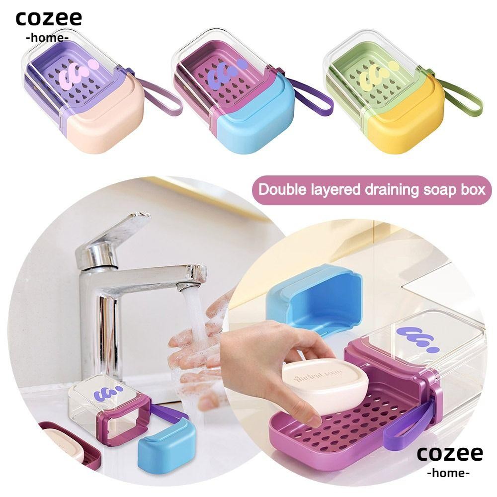 COZEE Dopamine Soap Box, Waterproof Plastic Sealed Soap Rack, Portable  Multi-layer Sealing with Locking Buckle Soap Holder Travel | Shopee  Philippines
