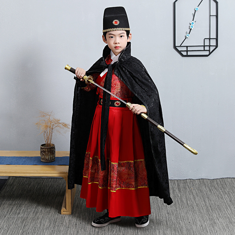 Chinese Traditional Costume Children Hanfu Spring Costume Jinyi Wei ...