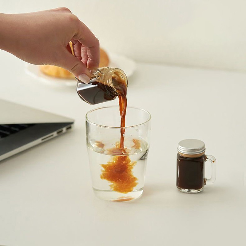 # JTPH # 1PC Mini Mason Jar For Jam Honey Portable Leakproof Coffee ...