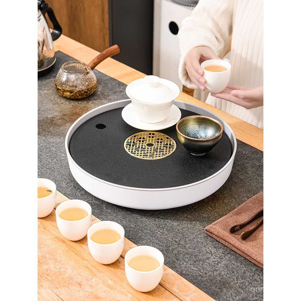 Light Luxury Modern Small Tea Tray Home Tea Set Tea Cup Tray Drainage ...