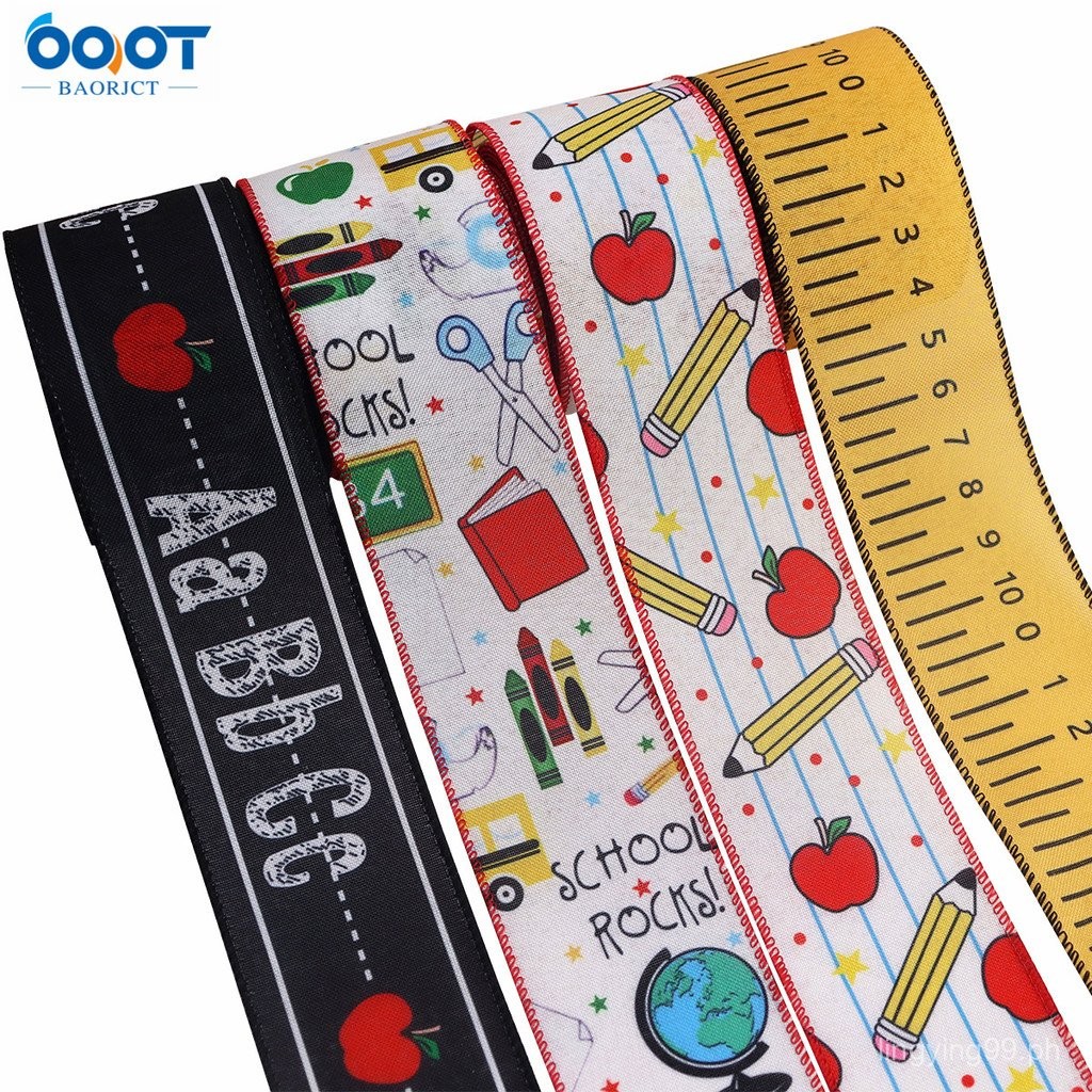 G4WC [China Shipping 1Code=0.914Rice]Wide 6.3cm Back-to-School Ribbon ...