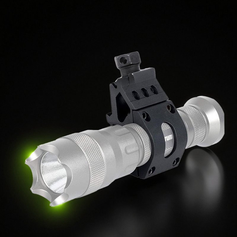 Quick Release Offset Multi-Purpose Flashlight Holder Flashlight Rail ...