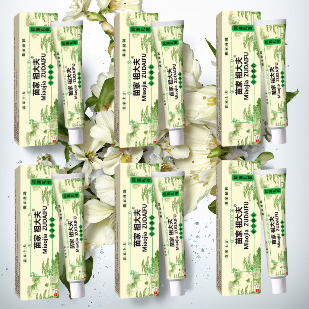 Miaojia Zudaifu 6Pcs Skin Cream Ointment allergies cream Chinese Herbal ...