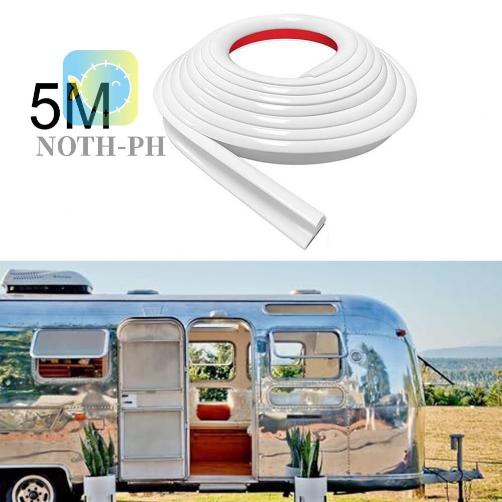12 Inch High RV Rain Gutter J Shape PVC Strip for Efficient Water ...