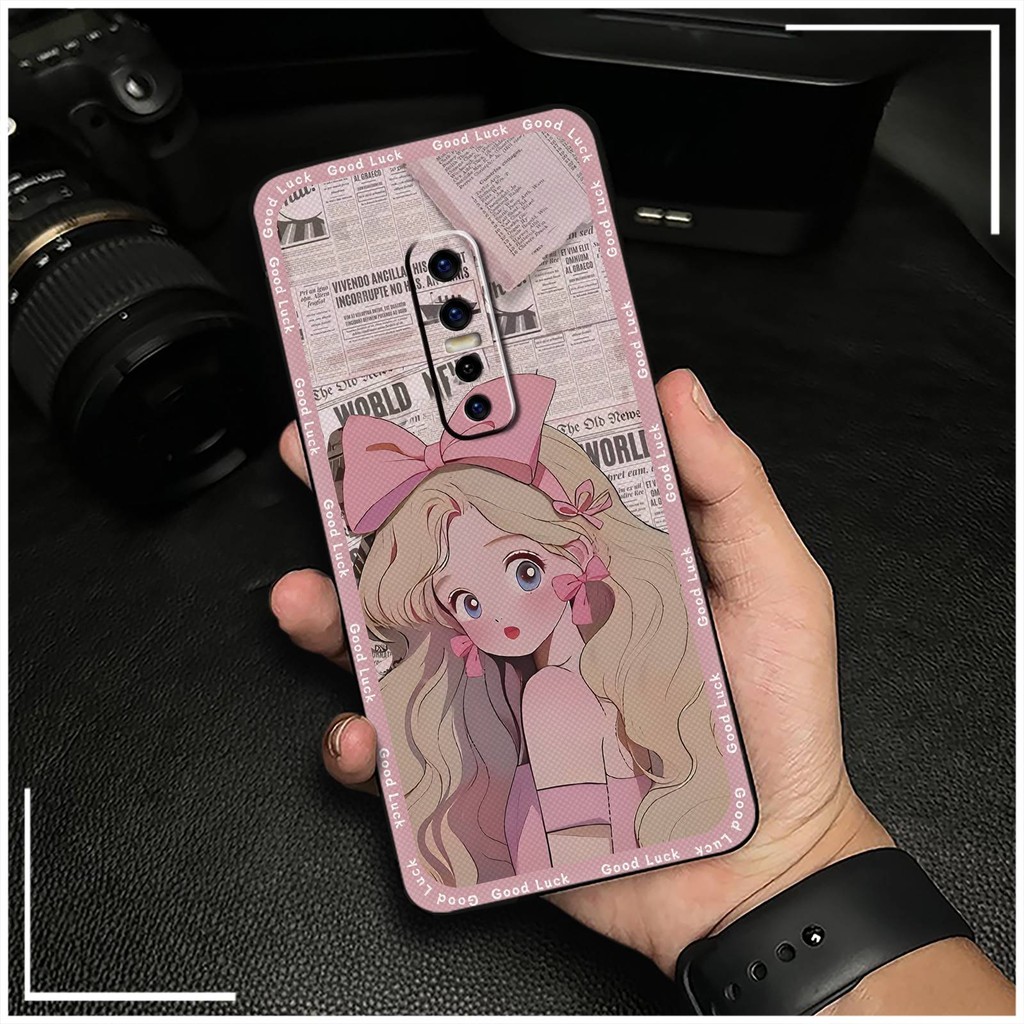 Full wrap Cute Phone Case For VIVO V17 Pro Anti-dust TPU Cartoon
