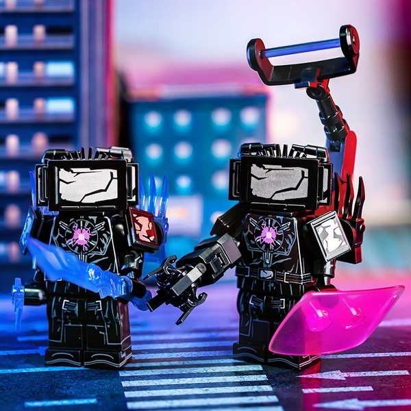 Toilet Man VS Monitor New Style Battle Meteorite Version Titan TV Man 4 ...