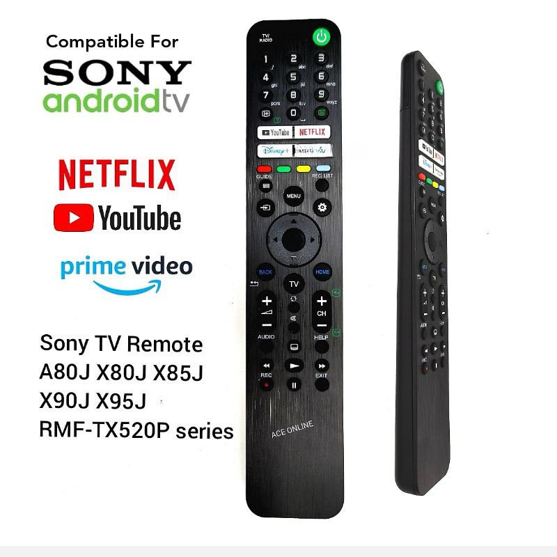 Sony Smart Android TV Remote Control Compatible With RMF-TX520P RMF ...
