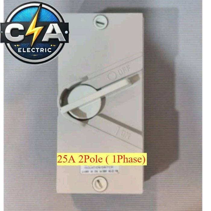 Weather Protection Insulation Switch 25A 2Pole (1Phase) FORT Brand Type ...