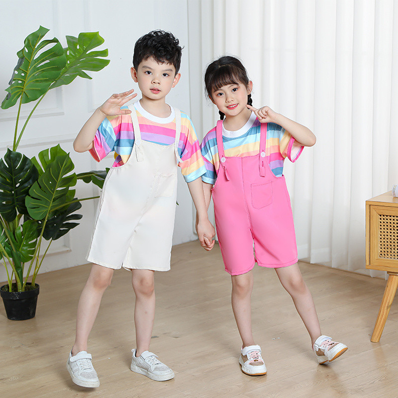 Performance Costume Cute Suit Overalls 12 Children Big Small Class-ww22 ...