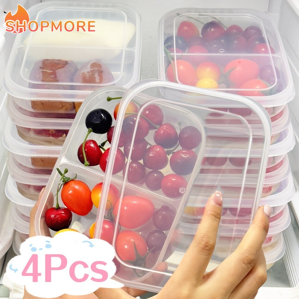 Frozen Food Sealed Storage Box - Transparent Visible Compartment Fresh ...