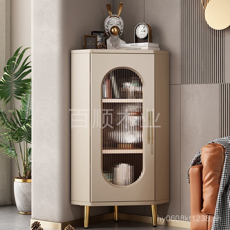 Bedroom Corner Cabinet Wall Corner Cabinet Light Luxury Storage Cabinet ...