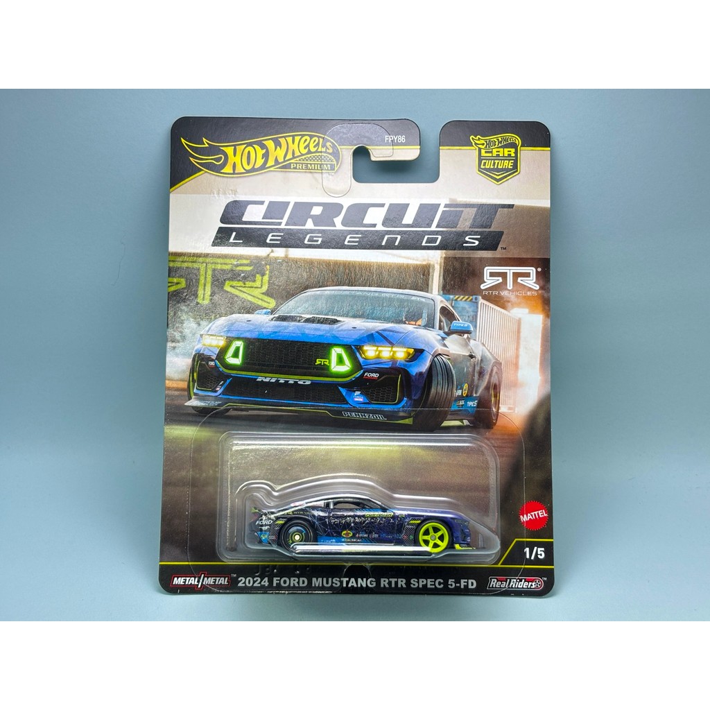 Hot Wheels 2025 Premium Circuit Legends - '24 Ford Mustang RTR Spec 5 ...