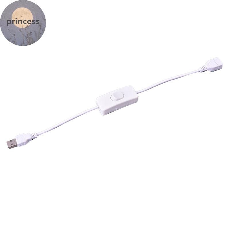 Princes 28cm USB Cable with Switch ON/OFF Cable Extension Toggle for ...